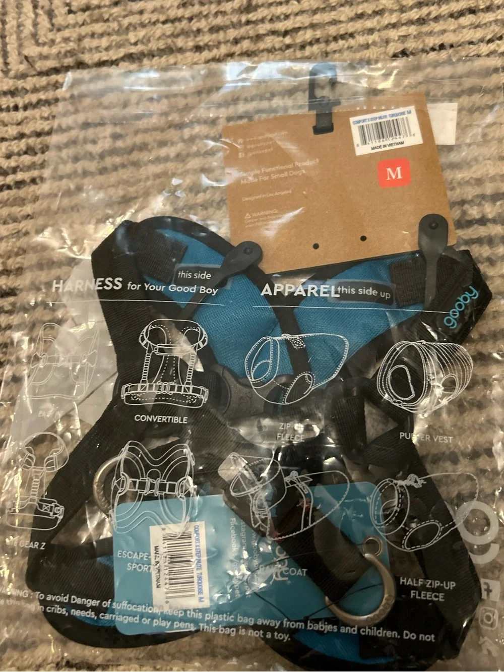 Gooby blue breathable